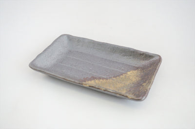 Irahofuki Kushi Sara Ceramic Rectangular Serving Plate