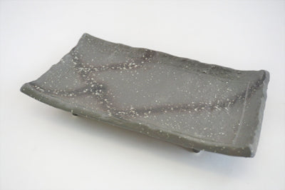Kuromikage Yakimono Sara Ceramic Rectangular Serving Plate
