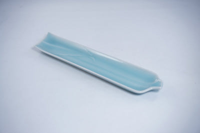 Seihakuji Sasa-gata Tsukedashizara Ceramic Sushi Plate