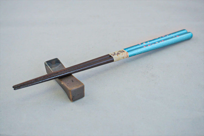Brown Ceramic Chopstick Rest