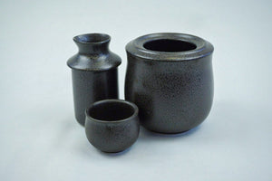 Black Ceramic Sake Warmer