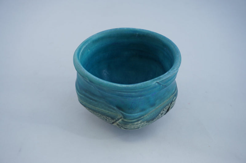 Tokusen Matcha Wan Torukoburū Ceramic Matcha Bowl