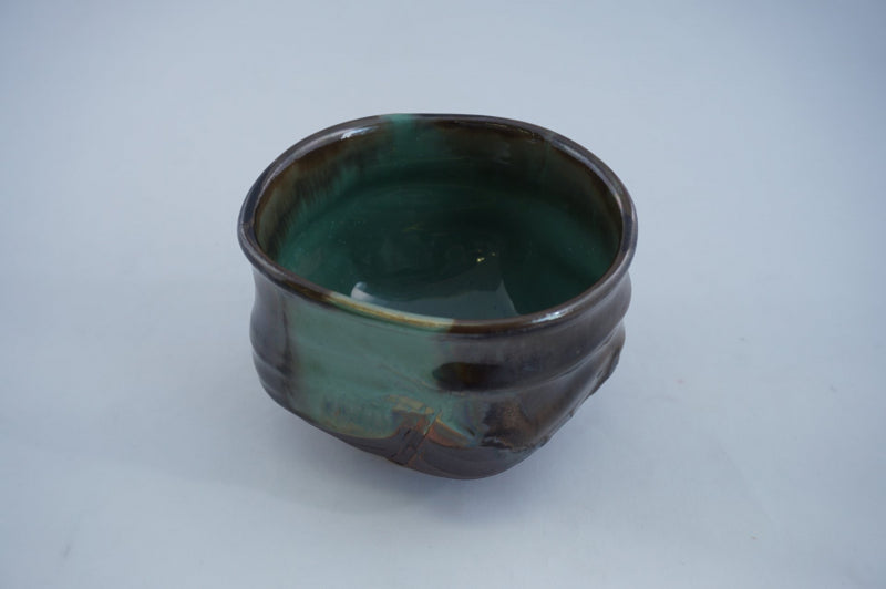 Tokusen Matcha Wan AoKinyō Kin Rasutā Nuriwake Ceramic Matcha Bowl