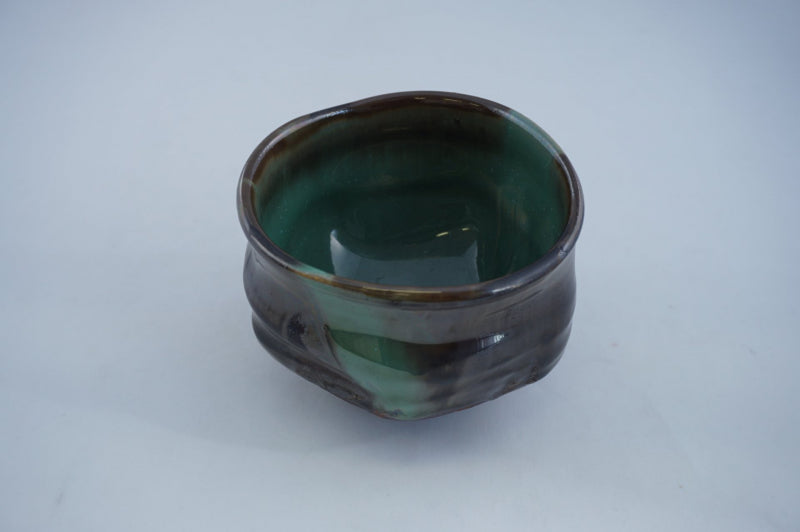 Tokusen Matcha Wan AoKinyō Kin Rasutā Nuriwake Ceramic Matcha Bowl