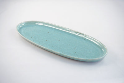 Burū Ellipse Shaped Mori Sara Ceramic Plate