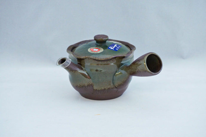 Hanakago Green Ceramic Tea Pot
