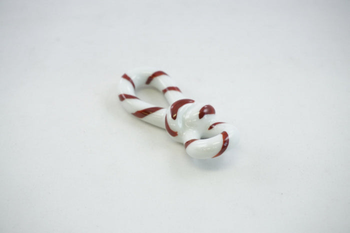 Nishiki Aka Chiyo Musubi Ceramic Chopstick Rest