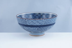 Jimonori Traditional Pattern Ceramic Rice Bowl