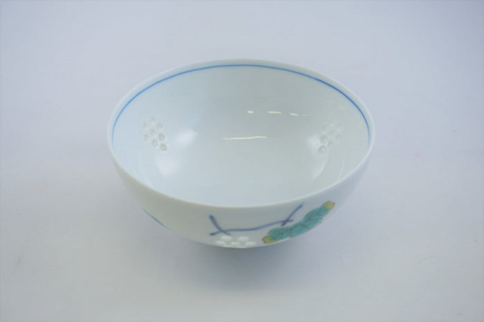Nishiki Crystal Grape Design Ceramic Bowl
