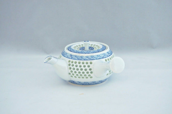 Suisyou Seikaiha Ceramic Tea Pot