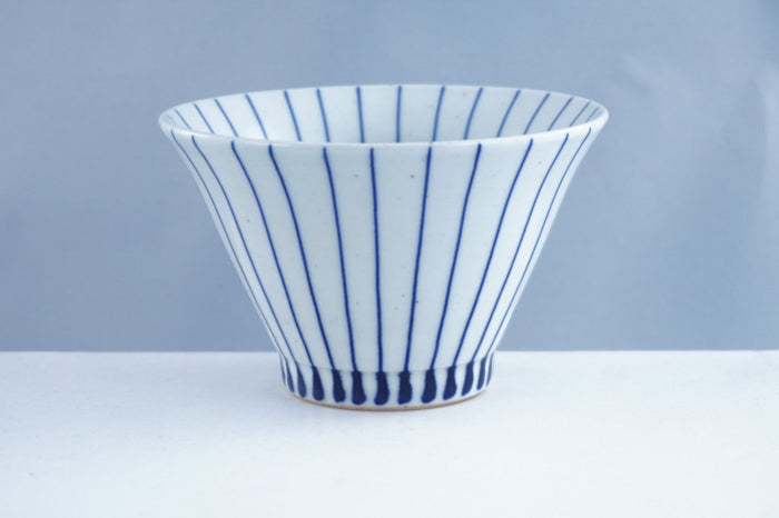 Sometsuke Tokusa Ceramic Rice Bowl