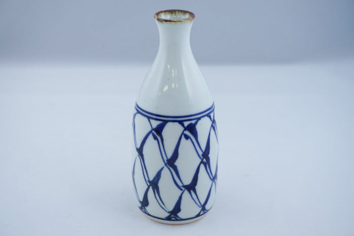 Blue Ropes Ceramic Sake Set