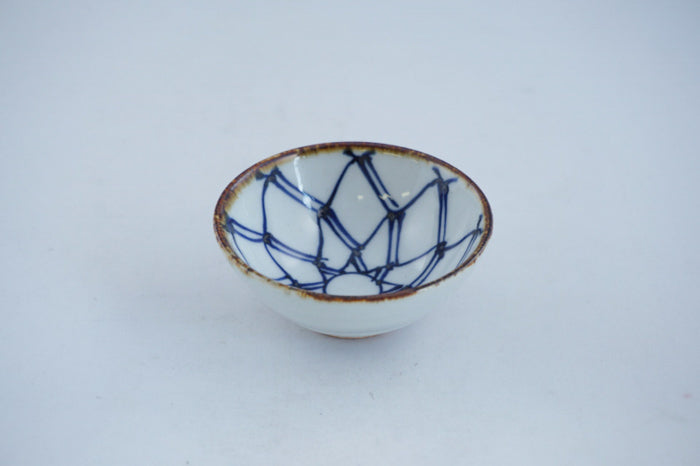 Blue Ropes Ceramic Sake Set