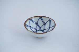 Blue Ropes Ceramic Sake Set