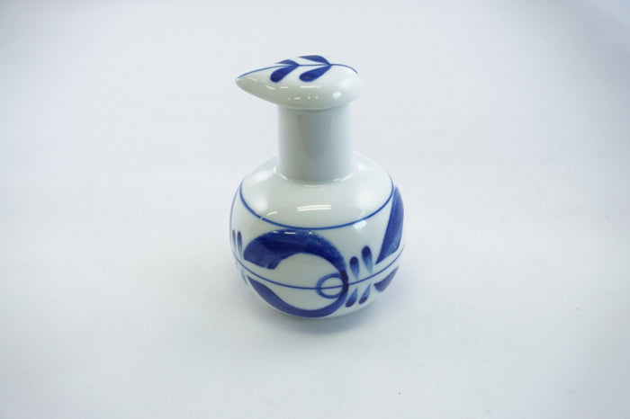 Blue Retro Ceramic Sauce Container