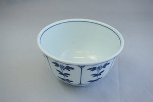 Sometsuke Blue Flower Ceramic Bowl