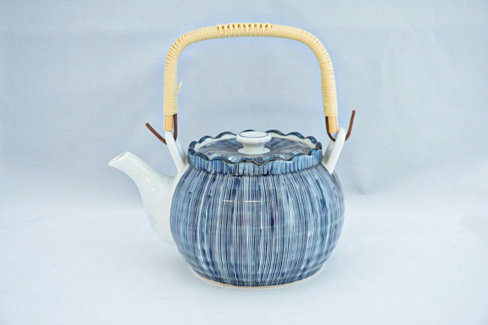 Sometsuke Sensuji Ceramic Tea Pot With Strainer
