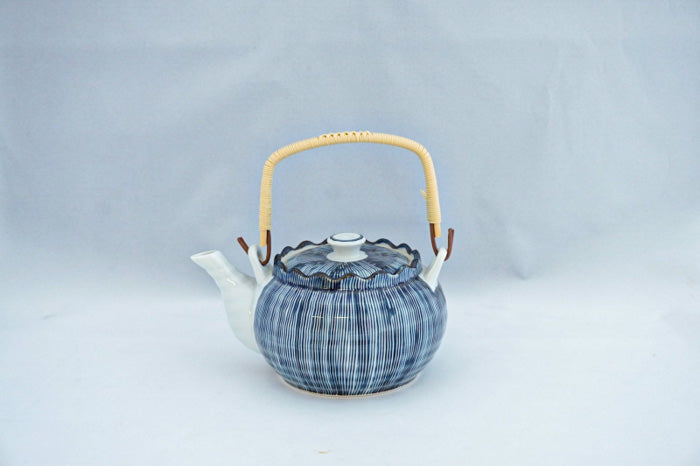Sometsuke Sensuji Ceramic Tea Pot With Strainer