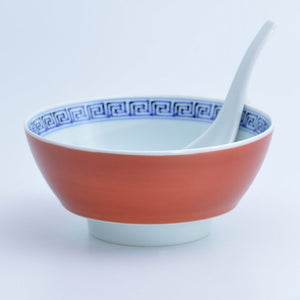 Red Dragon Ceramic Ramen Bowl