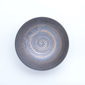 Kinhake Gold Ceramic Ramen Bowl