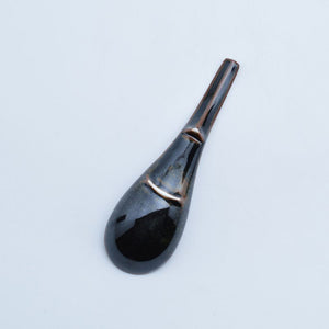 Tenmoku Uzu Hake Ceramic Ramen Renge Spoon