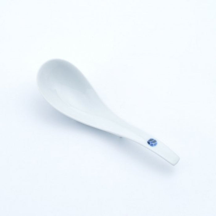 Aomebuki Blue Sprouting Ramen Renge Ceramic Spoon