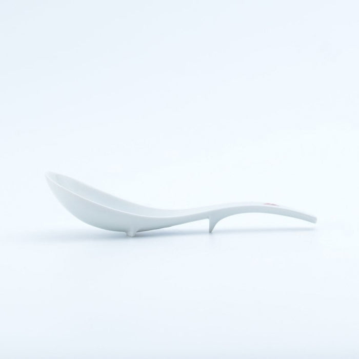 Shumebuki Red Sprouting Ramen Renge Ceramic Spoon