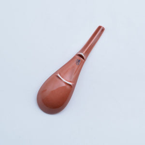 Akayu Sendan Ceramic Ramen Renge Spoon