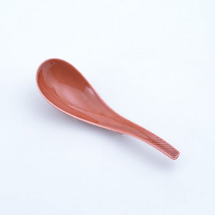 Akayu Sendan Ceramic Ramen Renge Spoon