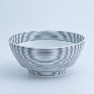 Black Gosu Pigment Zogan Ceramic Ramen Bowl