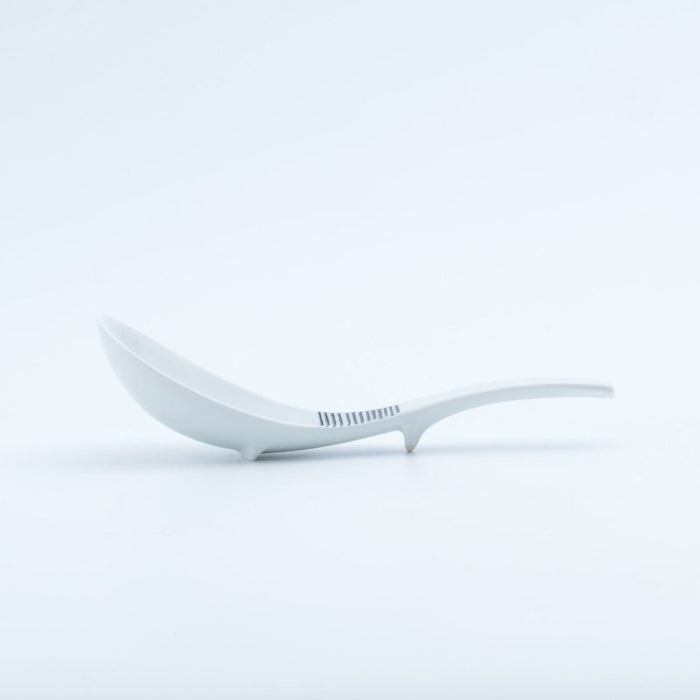 Black Gosu Pigment Zogan Ramen Renge Ceramic Spoon