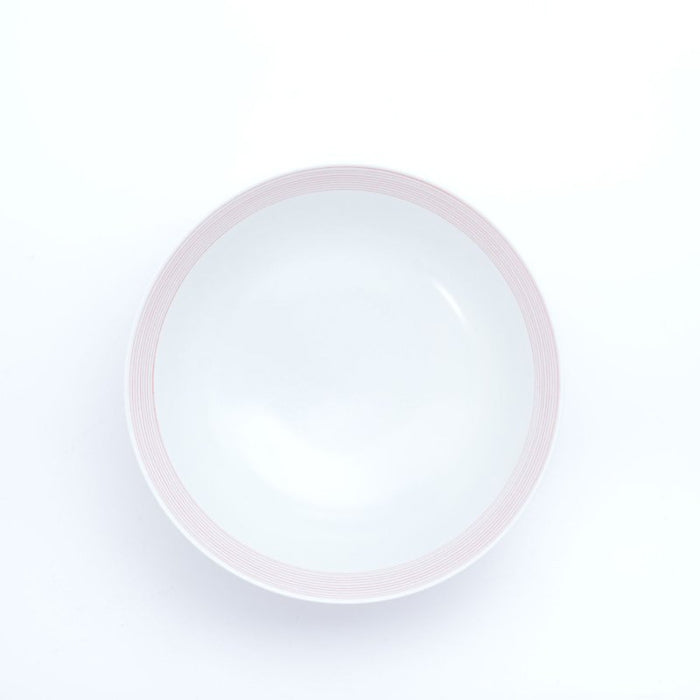 Red Gosu Pigment Ceramic Ramen Bowl