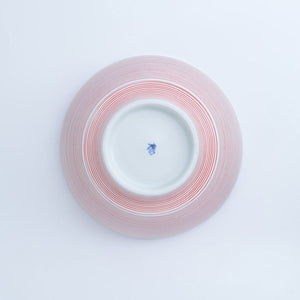 Red Gosu Pigment Ceramic Ramen Bowl