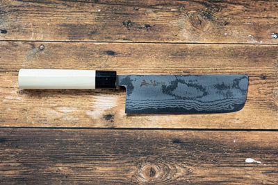 Damascus Carbon Knife