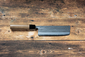 Blue Carbon Nakiri Knife