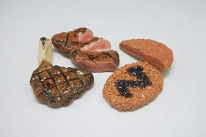 Handmade Ceramic Chopstick Rest - Meat