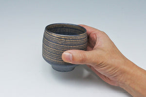 Grey and Gold Arita Ceramic Tea cup
