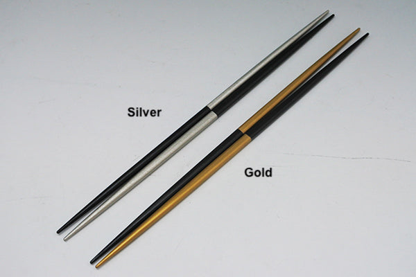 For serving] Wooden Ichimatsu Rikyu Chopsticks 27cm - Ninja