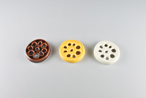 Handmade Ceramic Chopstick Rest - Lotus Root