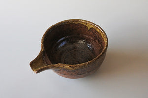 Ceramic Bizen Style Katakuchi Cold Sake Serving Vessel