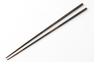Black Wood Thin Chopsticks 23.5cm