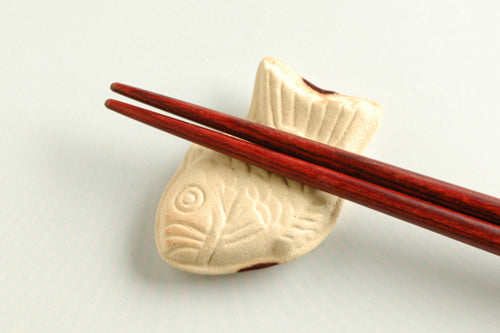 Handmade Ceramic Chopstick Rest - Taiyaki