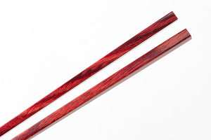 Red Wood Thin Chopsticks 23.5cm