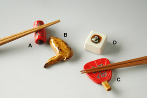 Handmade Ceramic Chopstick Rest - Izakaya