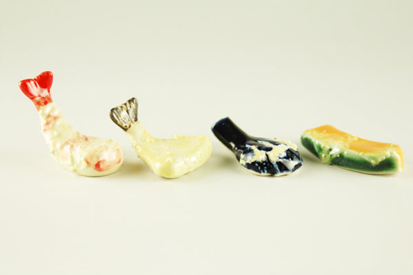 Handmade Ceramic Chopstick Rest - Tempura