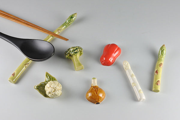 Handmade Ceramic Chopstick Rest - Vegetable - Ninja Kitchen Market