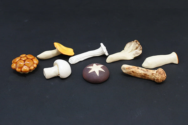 Handmade Ceramic Chopstick Rest - Mushroom