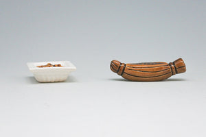 Handmade Ceramic Chopstick Rest - Natto Beans