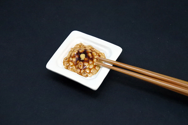 Handmade Ceramic Chopstick Rest - Natto Beans