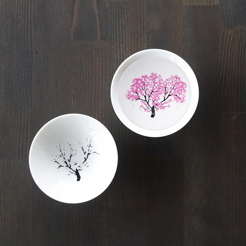 Color Changing Sakura Cherry Blossom Sake Cup